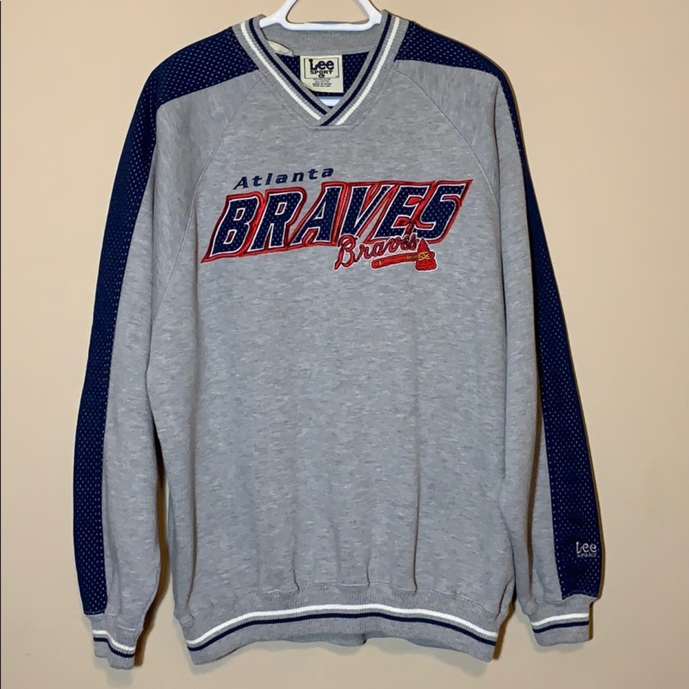 Vintage Atlanta Braves Sweater Pullover Oversized